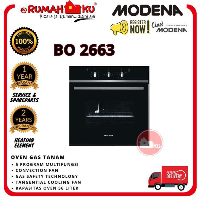 MEGA SALE Built-In Oven Gas MODENA BO 2663 Oven Gas Tanam