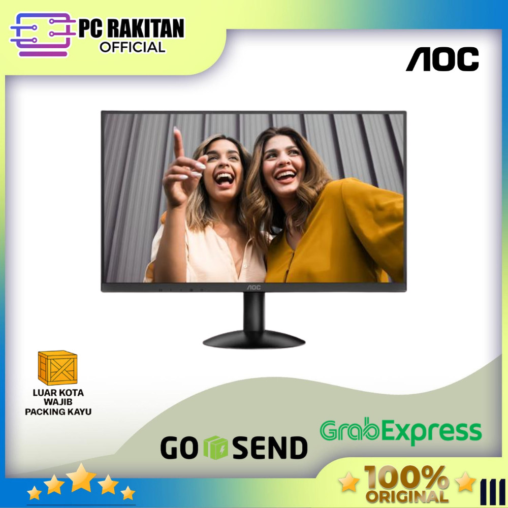 AOC GAMING MONITOR 22 INCH VA FHD 1080P 1MS 100HZ 22B30HM2 HDMI+VGA 3Y ON SITE