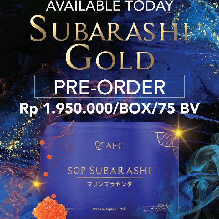 SOP Subarashi Gold / AFC superfood from AFC Japan