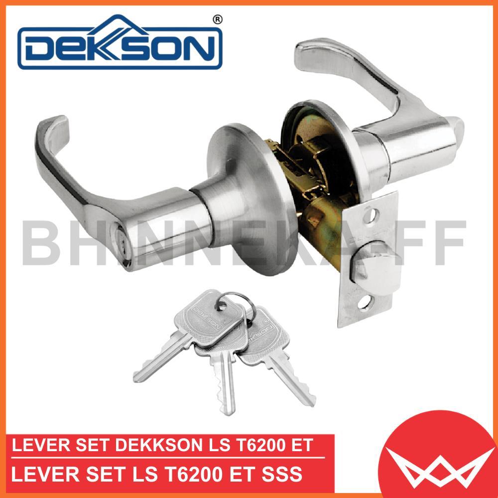 KUNCI LEVER HANDLE SET DEKKSON LS T6200 ET SSS / KUNCI KAMAR MANDI DEKKSON