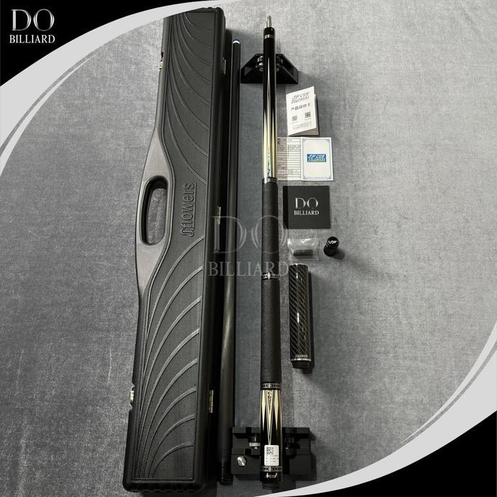 Stick Billiard JFLOWERS JF30-03F Carbon Cue Leather Grip Low Deflection Shaft Cue Stick Billiard / S