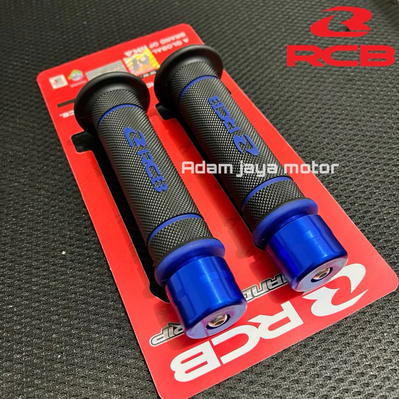 HANDGRIP RACING BOY ORIGINAL RCB HG55 + JALU STANG ARM BULAT FULL CNC UNIVERSAL NMAX PCX BEAT DELUXE