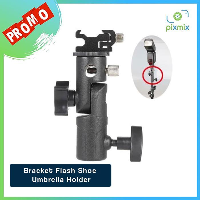 Simpan Dyata Flash Holder Hot Shoe | Bracket Flash Shoe Umbrella Holder - Flash Holder