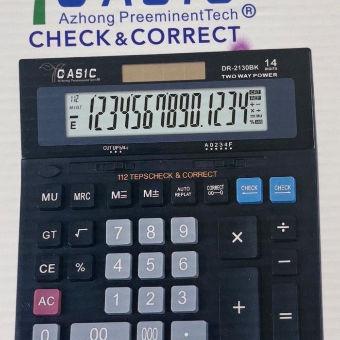 kalkulator akuntansi 12 digit / kalkulator casic / kalkulator