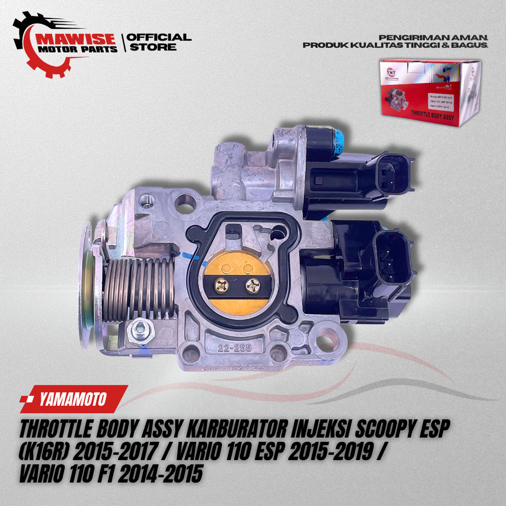 THROTTLE BODY ASSY KARBURATOR INJEKSI SCOOPY ESP K16R 2015-2017 / VARIO 110 ESP 2015-2019 / VARIO 11