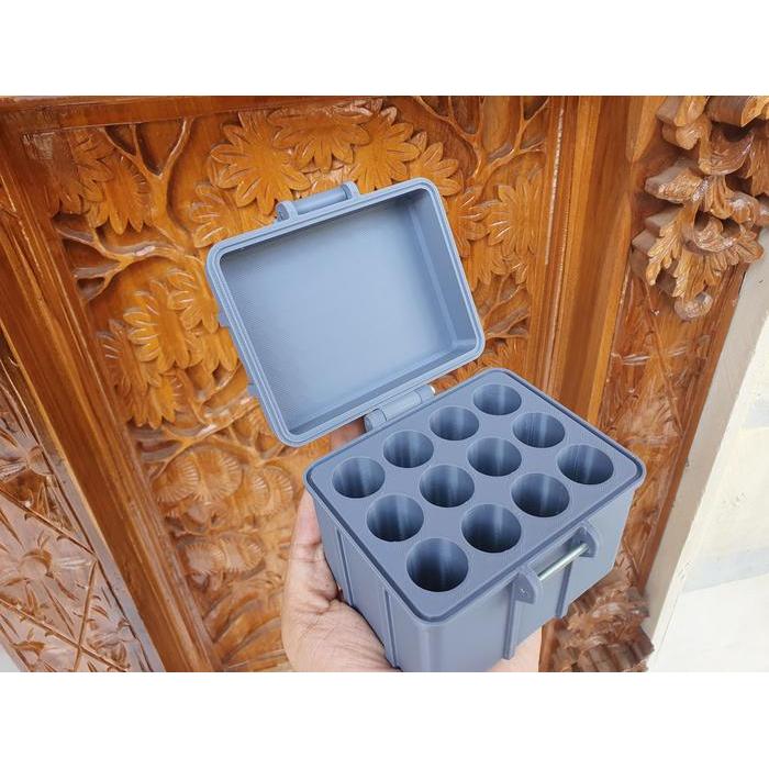 Rugged Case Baterai AA/AAA/18650, Kotak baterai AA/AAA/18650 - 18650