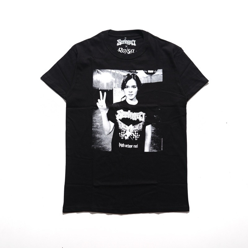 Tshirt SERINGAI X RAISA ( black) Original