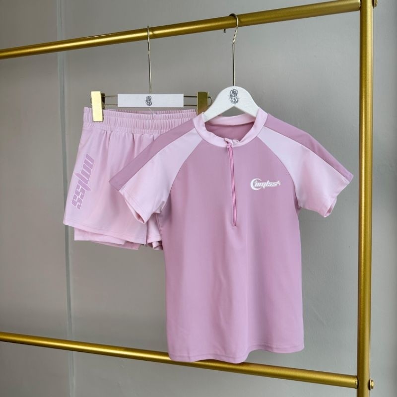 New Yuke Pinkist Swimsuit | Baju Renang Anak Perempuan | Swimsuit Anak Perempuan