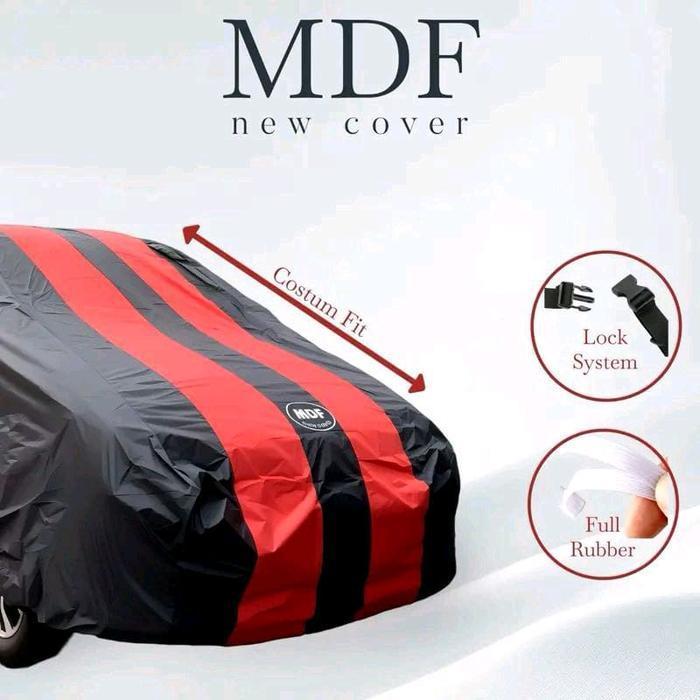 cover mobil kijang lgx,lsx,sgx ,super long,rover bahan taslan & poliester outdoor/indoor - hitam lis