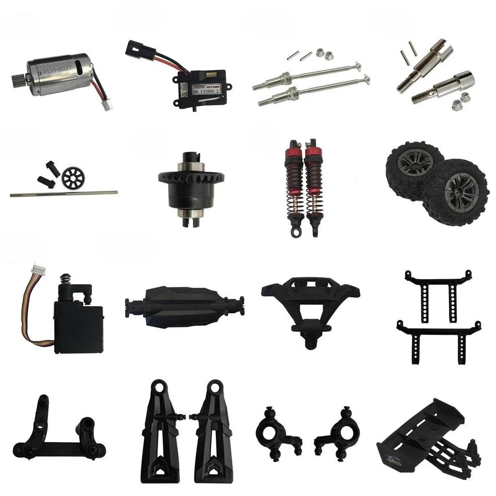 XLH XINLEHONG 9130 9135 9136 9137 9138 1/16 RC Car Spare Parts Differential Shock Absorber Swing Arm