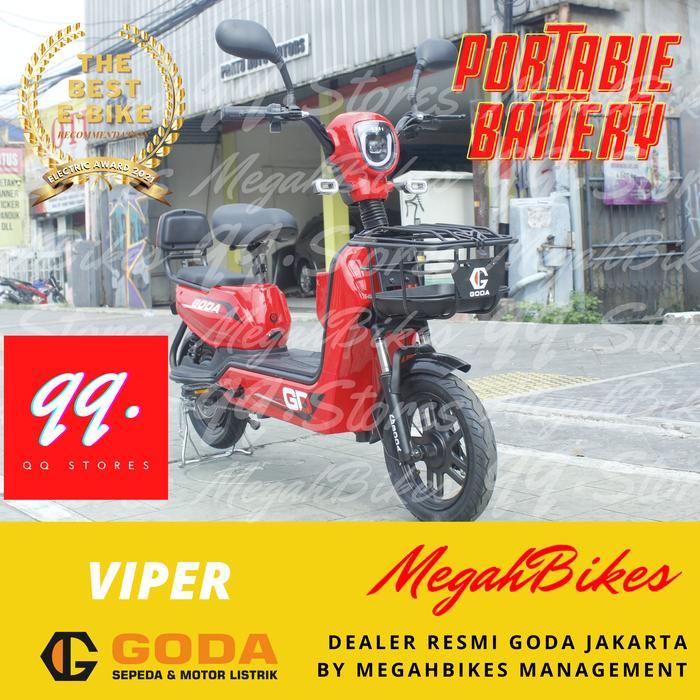 GODA Sepeda Listrik - Tipe Monkey 140L New - Hitam