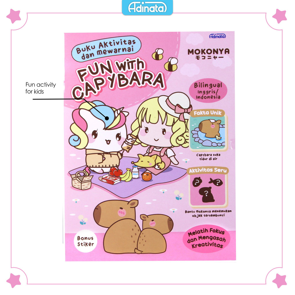 Mokonya Activity Book L 2550-9812 / Buku Aktifitas / Buku Mewarnai / Buku Anak / Buku Edukasi