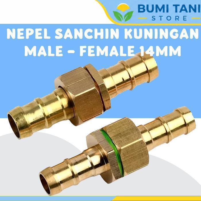 Nepel Sanchin Male Female Kuningan drat 14mm