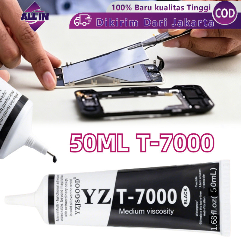 50ml Lem T7000 Perekat Backdoor Casing Frame LCD - Lem LCD HP Repair Lem Touchscreen Original