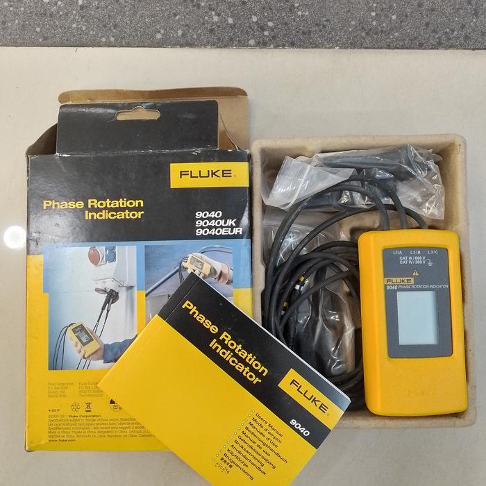 FLUKE 9040 Phase Rotation Indicator Original fluke