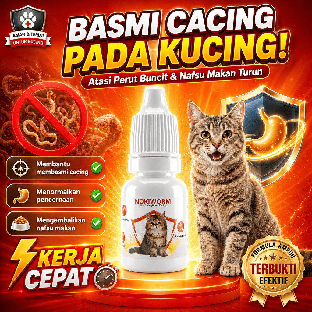 OBAT CACING KUCING AMPUH MEMBASMI CACING