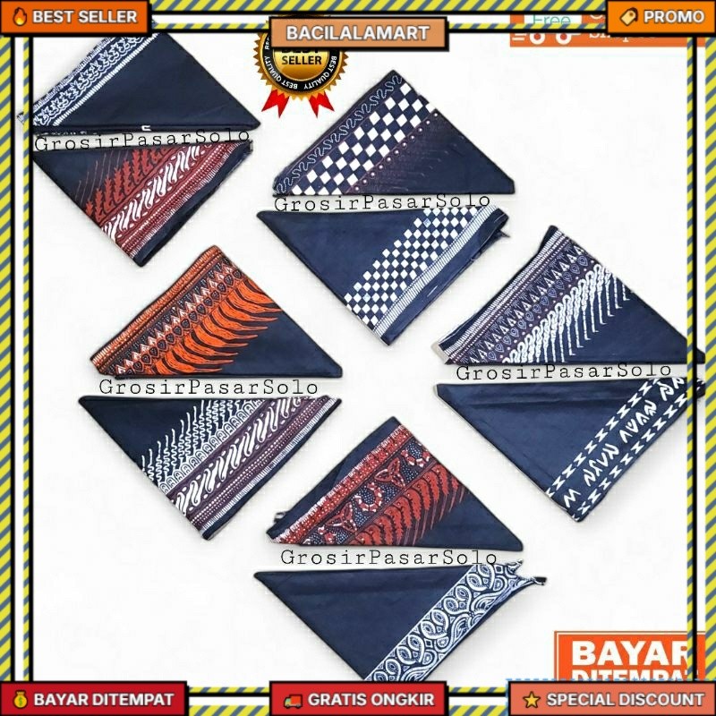 UDENG SEGITIGA BIASA 12 MOTIF / udeng jawa / udeng jaranan / iket bali / udeng bali / barongan / gan