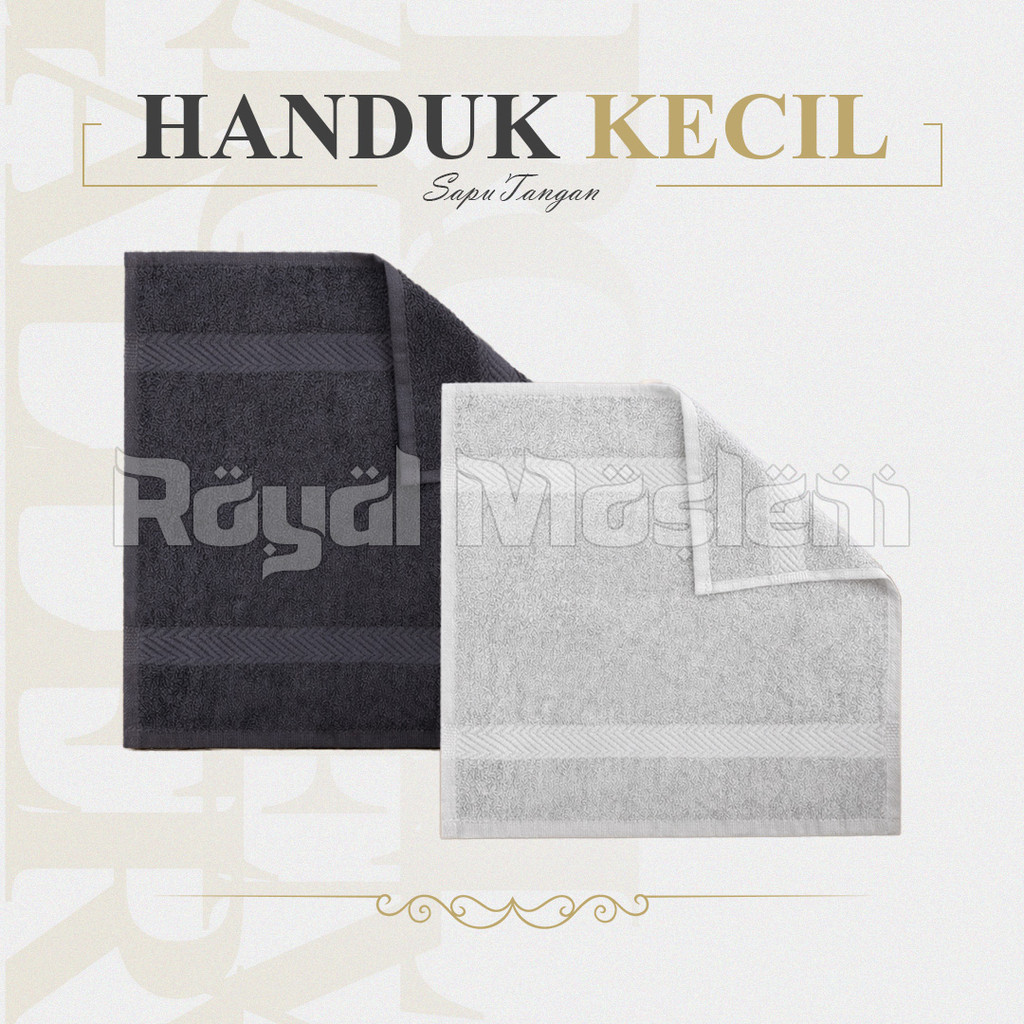 Handuk Kecil Saputangan 30x30 cm Handuk Kepala Muka Premium Sapu Tangan Bahan Katun