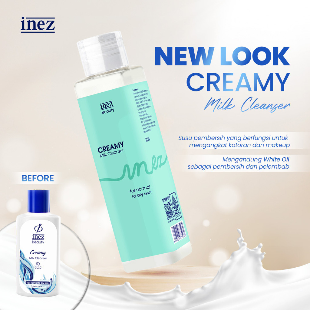 Inez Medan - Creamy Milk Cleanser | Pembersih Wajah Inez