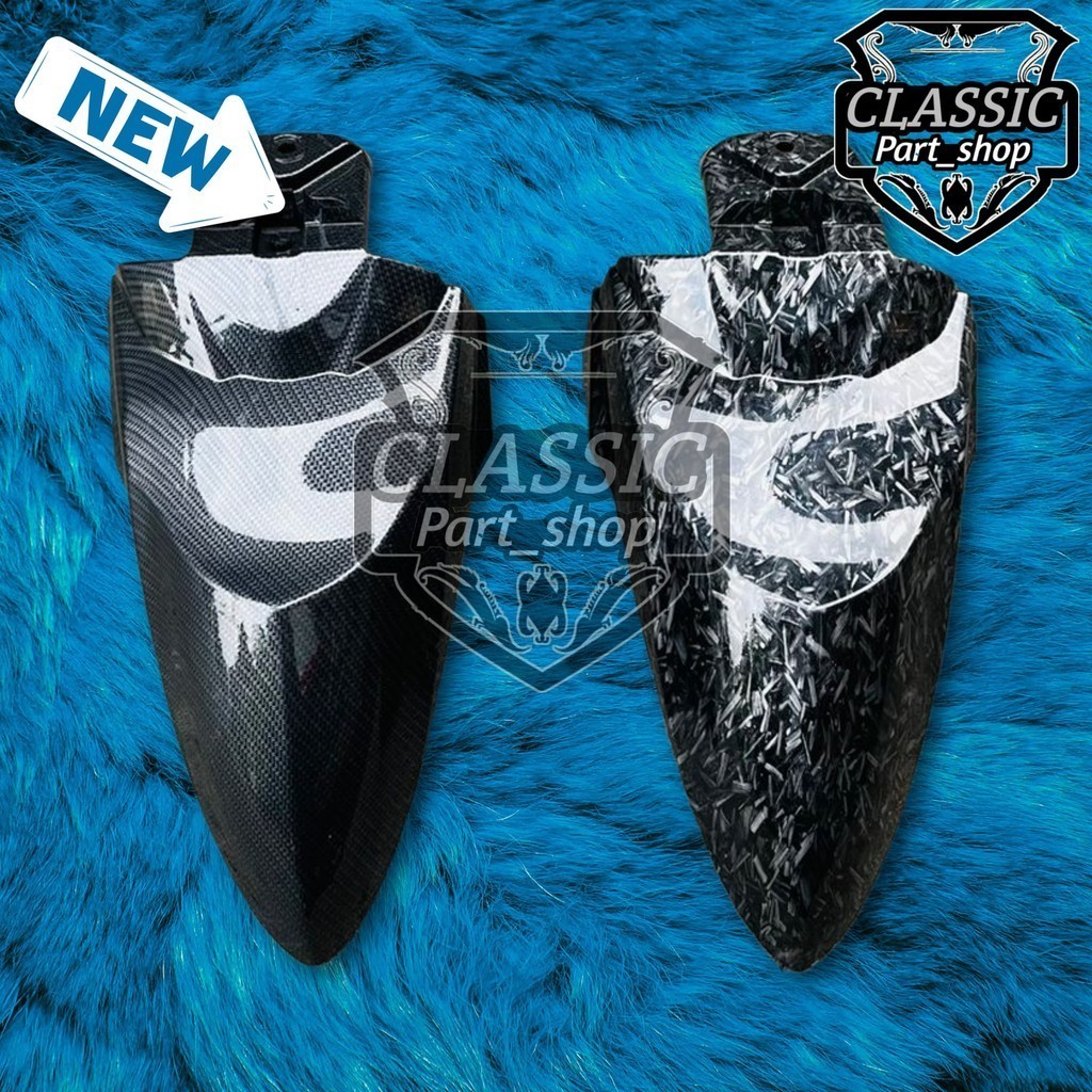 carbon wtp - Slebor depan mio soul gt carbon celup wtp motif forged kevlar glossy presisi
