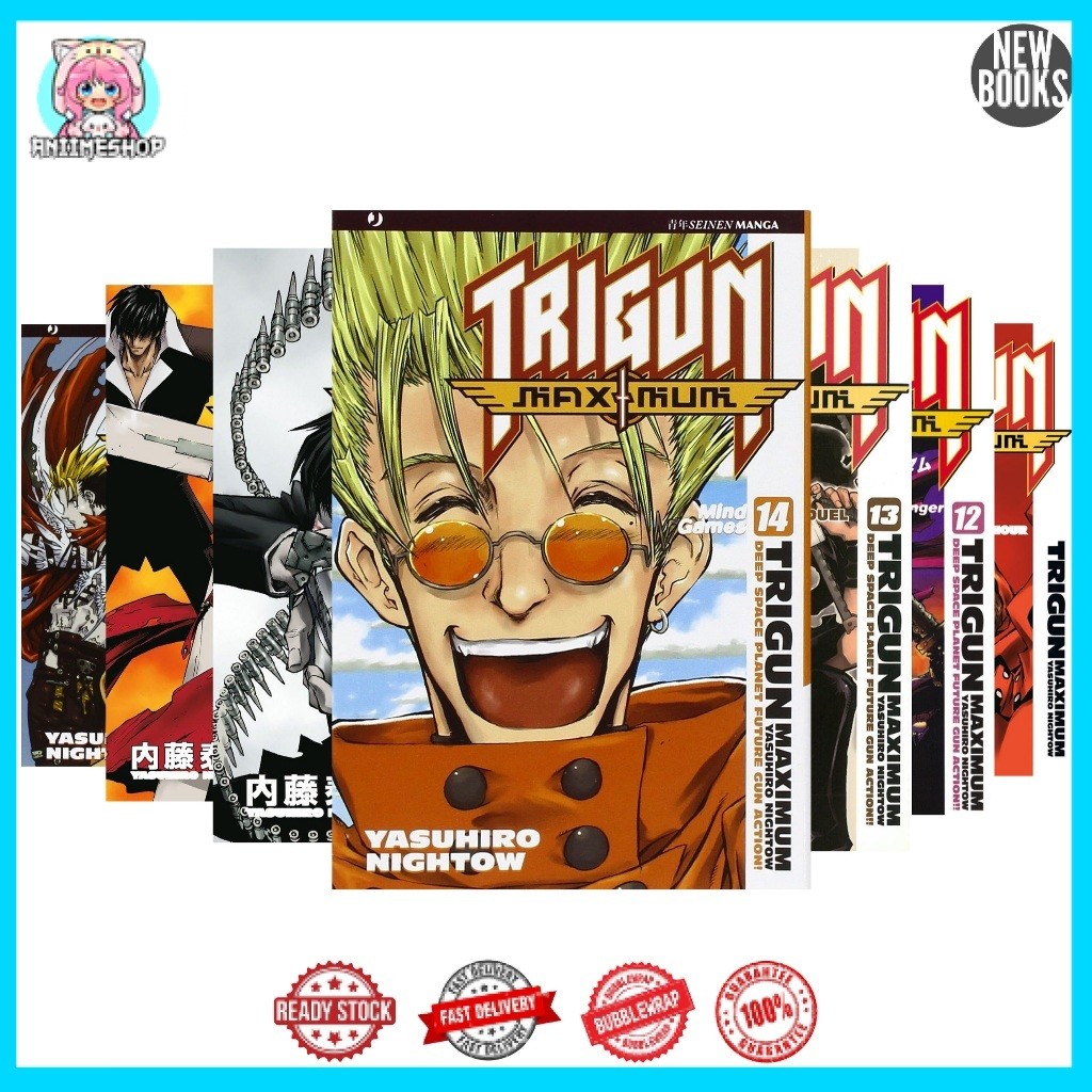Komik Trigun Maximum (14 book series English)
