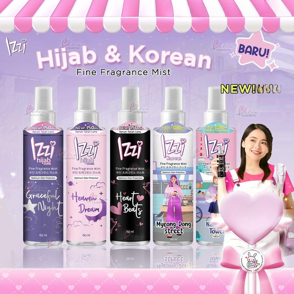 BELIA  IZZI Fine Fragrance Mist 100ml | Parfum Wanita Hijab | Parfum Hijab | Parfum Fruity