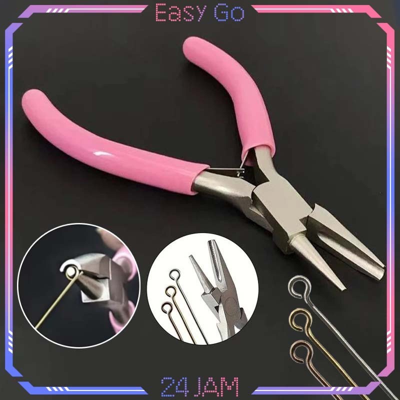5inch Tang Loop Pembulat Kawat Multifungsi Tang Loop Pancing Tang Ujung Bulat Untuk DIY Perhiasan