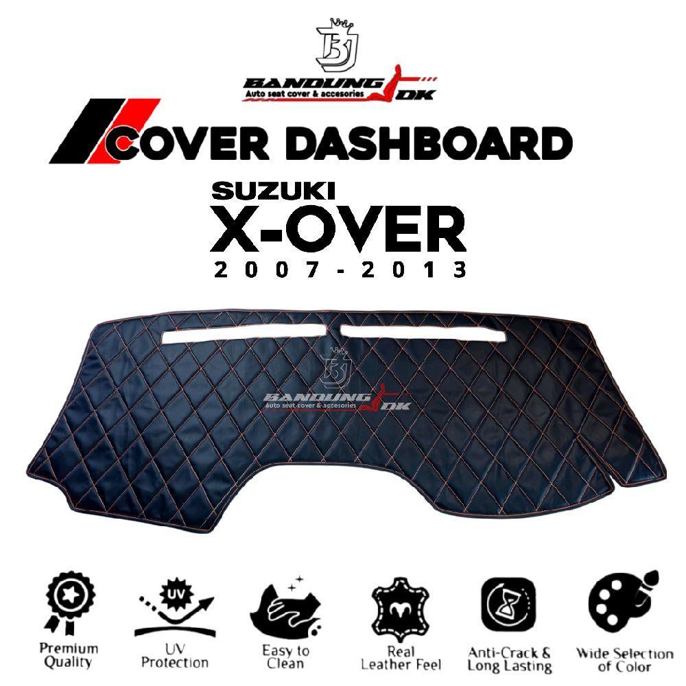 Alas Cover Dashboard Mobil Suzuki X-over 2007-2013 Kulit Sintetis Premium Quality UV Protection Car 