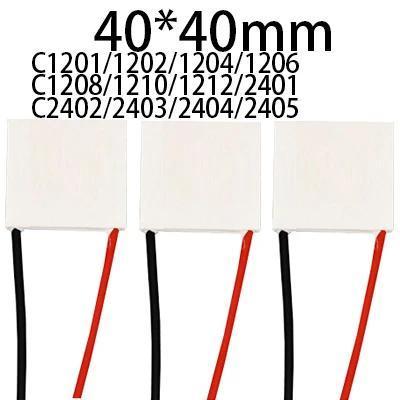 40*40mm 12V24V C120112021204120612081210121224012405 Peltier Heatsink Thermo Electric Cool Semicondu