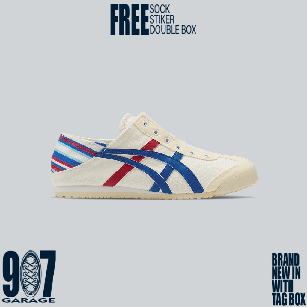 Onitsuka Tiger Slip On Mexico 66 Paraty White Blue