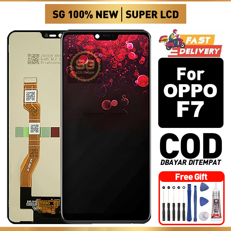 SG LCD OPPO F7 Fullset hp layar Touchscreen murah For Glass Touch Screen Digitizer Replacement COD
