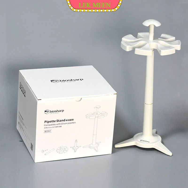 lekmeen- Rack Stand Micropipet Round Pipette Holder Rak Pipet Mikro