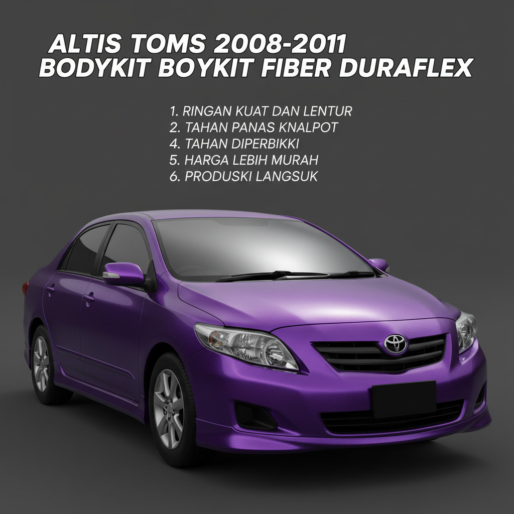 bodykit Toyota Altis 2008 2009 2010 BODY KIT COROLLA ALTIS