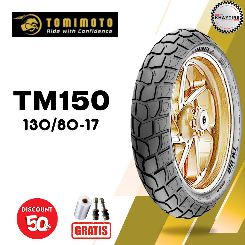 Ban Motor TOMIMOTO TM150 130/80 RING 17 Tubeless
