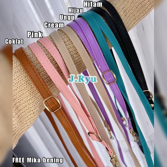 JRYU Premium Tali gantungan hp Kulit Panjang import / Tali Gantungan HP / Tali Gantunga tas / sling 