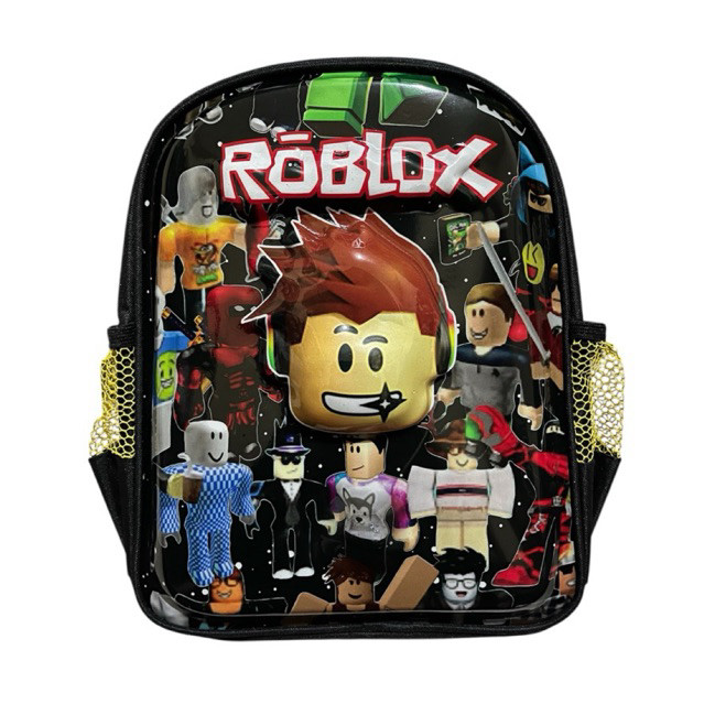 Tas Anak PAUD Roblox Timbul + Lampu LED Keren Satu Ruang | Tas Sekolah Karakter Keren & Unik | TAS A