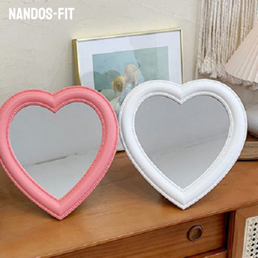 NANDOS-FIT Korean Love Mirror Aesthetic / Cermin Love Aesthetic Korea Size Besar
