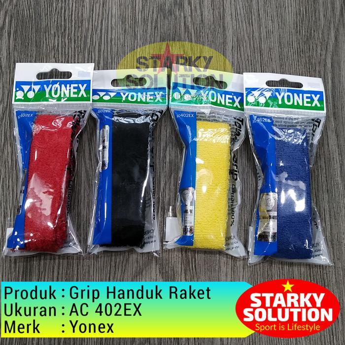 YONEX Towel Grip Handuk Raket Satuan Original - AC402 EX Kuning