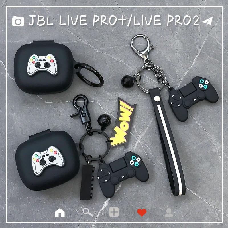 Cartoon Game Headphone Case For JBL Live Pro 2 TWS Silicone Bluetooth Earphones Cover Case For JBL L