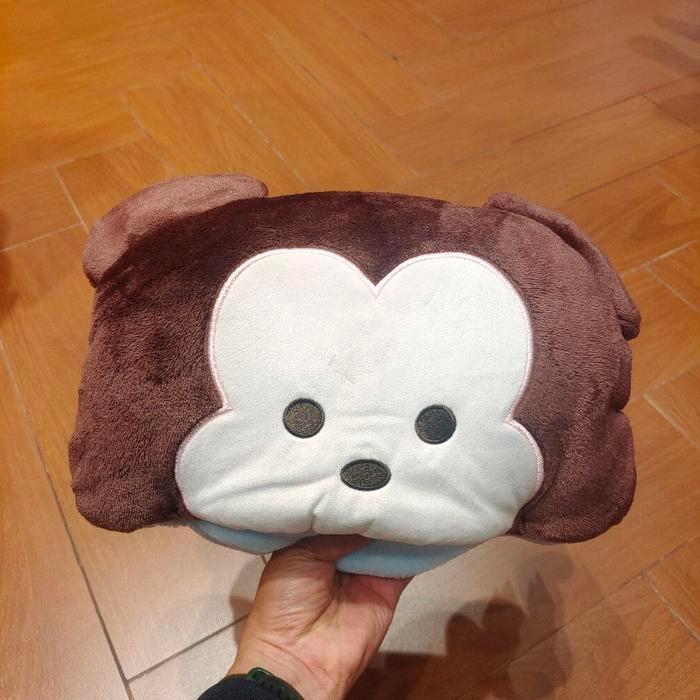 Miniso Selimut Hoodie / Hooded Blanket DISNEY MICKEY / MINNIE MOUSE / MARIE Cat Collection (90x140cm