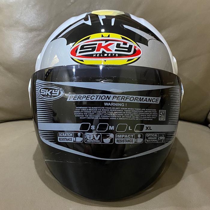 Helm Anak Batman Putih Glossy SNI Terlaris Termurah - -, - [Terlaris]