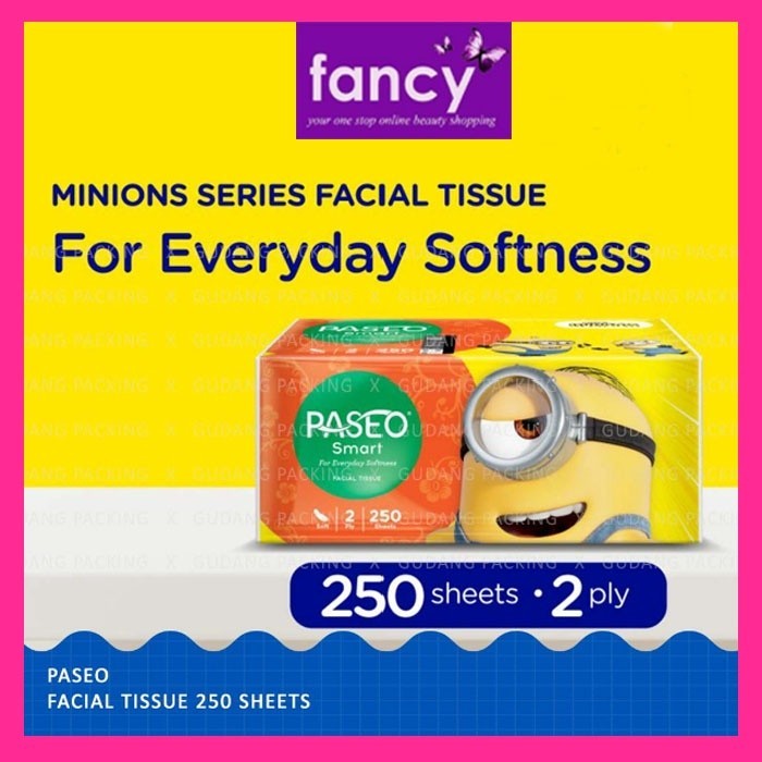 PASEO / NICE / JOLLY Tissue Facial Soft Pack 360 / 500 Sheets Tisu Wajah