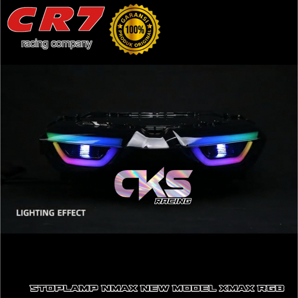 Lampu Stop Nmax New RGB 20 Mode Model Xmax Stoplamp Nmax New Lampu Belakang Nmax New High