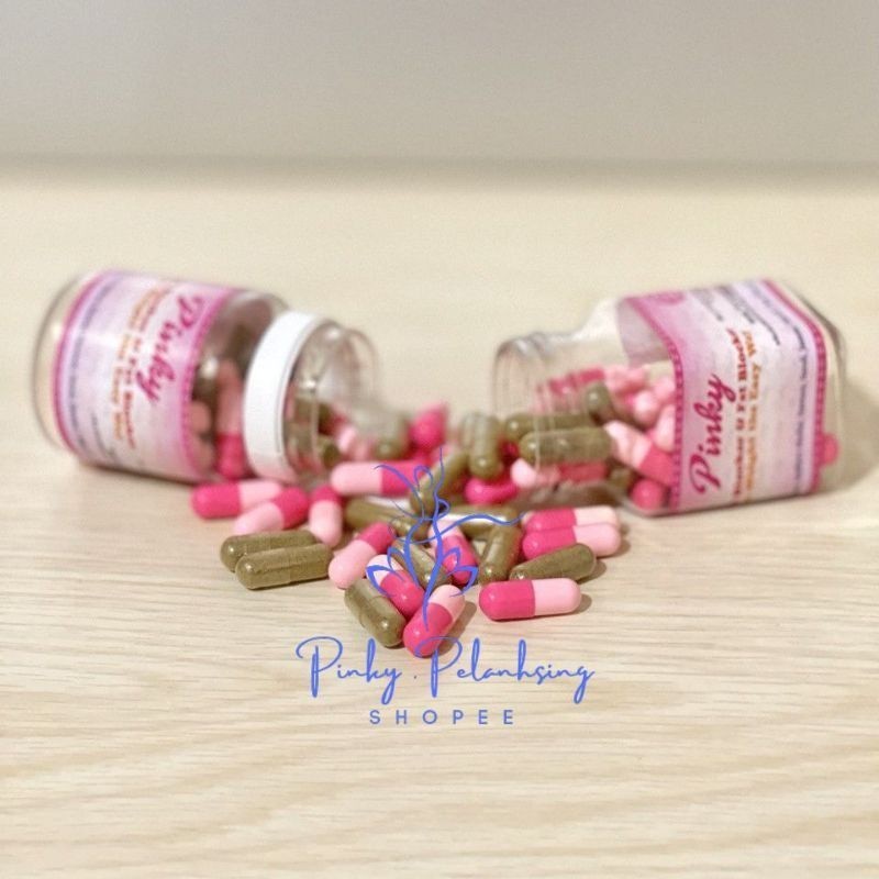 PhINKY PELANSING DIET DETOX HERBAL FIBER BOOSTER KAPSUL PINK VIALYCANTIK by Otw.Langsing.Grosir