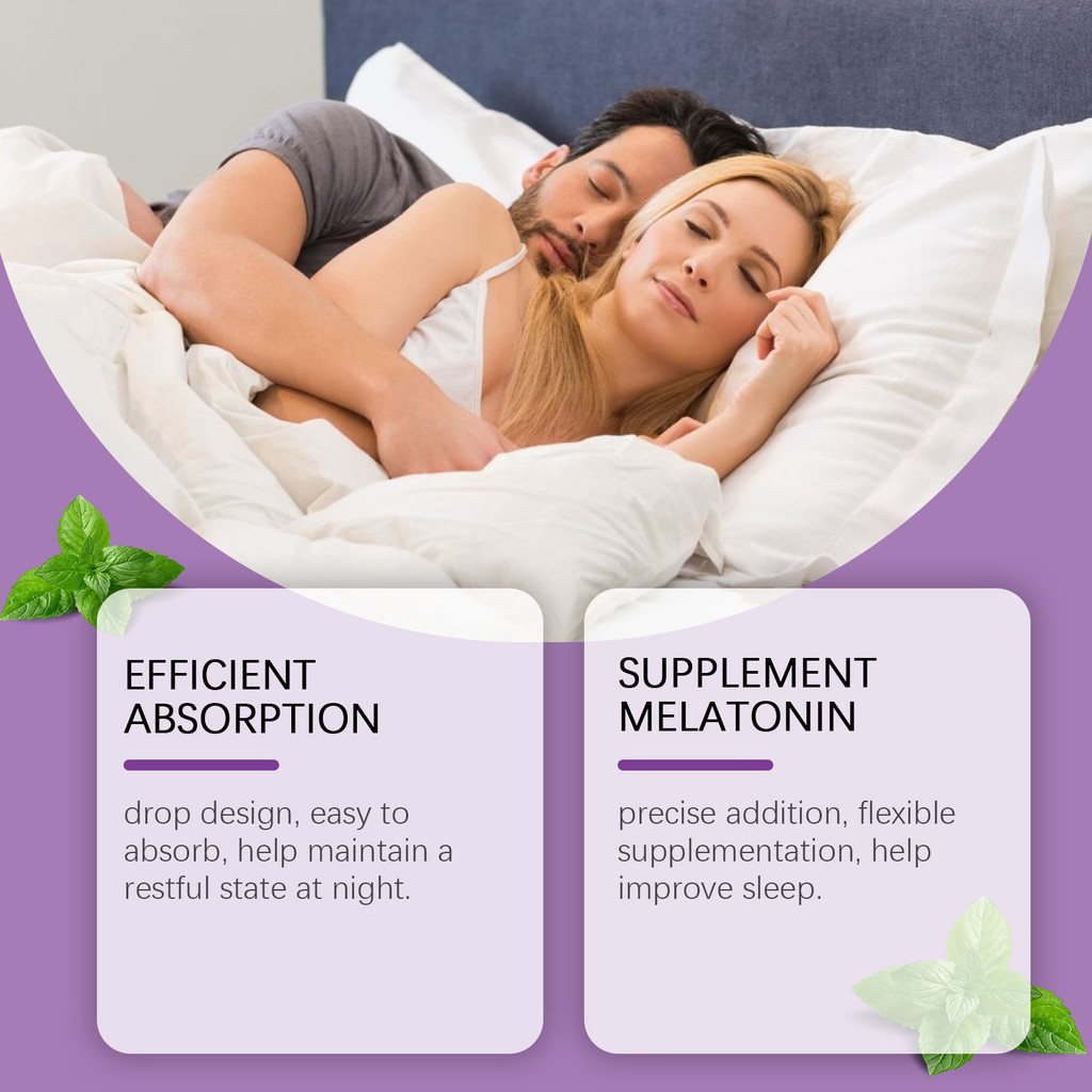 Suplemen Tidur Cair Bushaid Melatonin 1mg-60ML, Tidur Cepat
