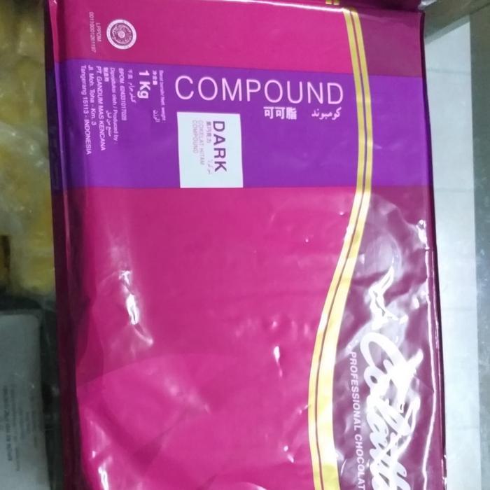 coklat collata 1kg dark white milk DCC Cooking Chocolate - DARK