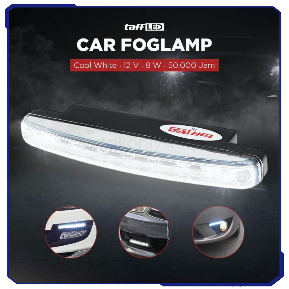 Lampu Fog Light Mobil Daytime LED 6000K 12V CR347