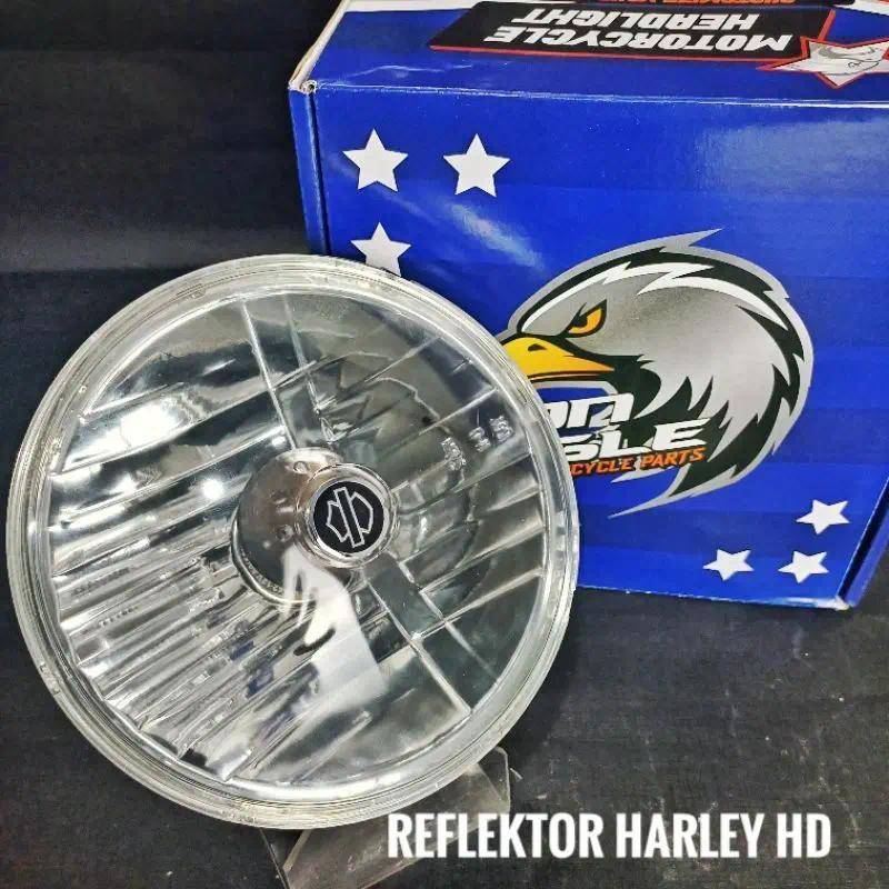 Reflektor HD Iron Eagle Ukuran 5,75 Inch PNP Batok CD 90 Van2 L2G CB 125 Original
