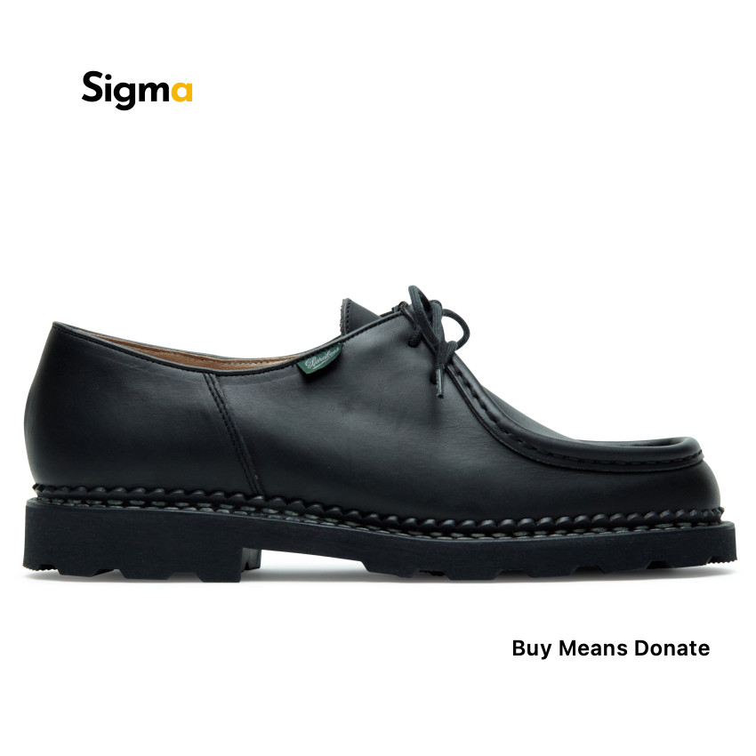 Sepatu Paraboot Homme Michael Lis Noir Black