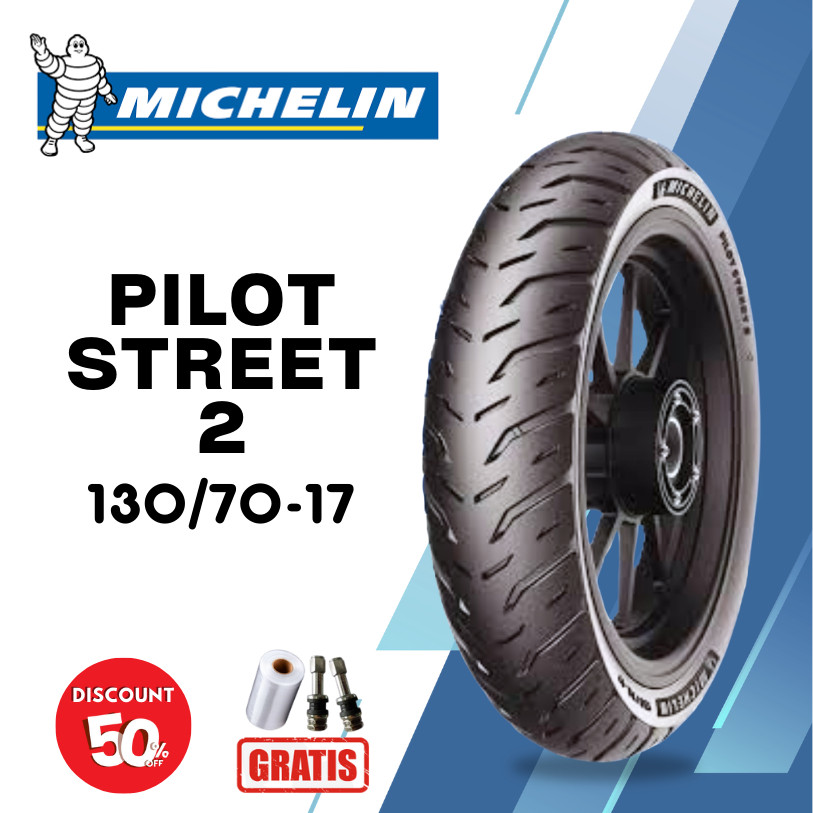 Ban Motor Sport MICHELIN PILOT STREET 2 130/70 Ring 17 Tubeless